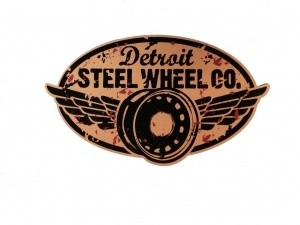 Detroit Steel Wheel sticker